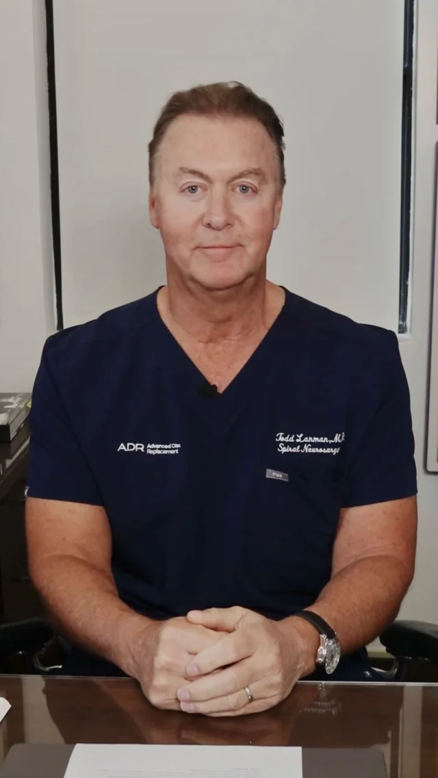 Did you have spine surgery recently? Remember to make it to your follow-ups!  Two weeks post-op, Dr. Lanman will ensure the wound is healing correctly. At the six-week appointment, he’ll likely start you on physical therapy and an exercise regimen. Keep in mind that while 50% of your healing is the surgery result, the other 50% is what you do to build your muscle strength back from this point on. You’ll come back again to see Dr. Lanman at the three-month, six-month, one-year, and two-year mark, and he’ll check on your progress.
.
.
.
.
.
#ADRSpine #DrToddLanman #LanmanSpinalNeurosurgery  #artificialdiscreplacement #spinehealth #discreplacement #RestortativeMotionSpineSurgery #lumbardiscreplacement #neckpain #backpainrelief #neurosurgeon  #spinecare